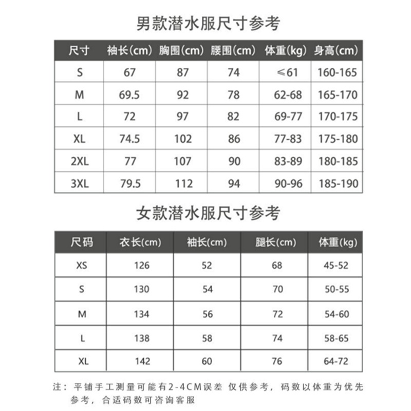 잠수슈트 잠수복 서핑 장비 해루질 다이빙 남성 - 상세 이미지 5