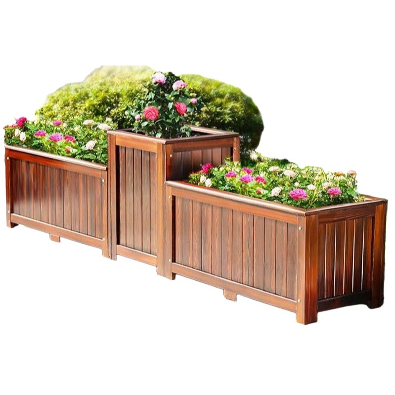 조경 플랜트박스 방부목 공원 상가 화단만들기 40x40x60cm