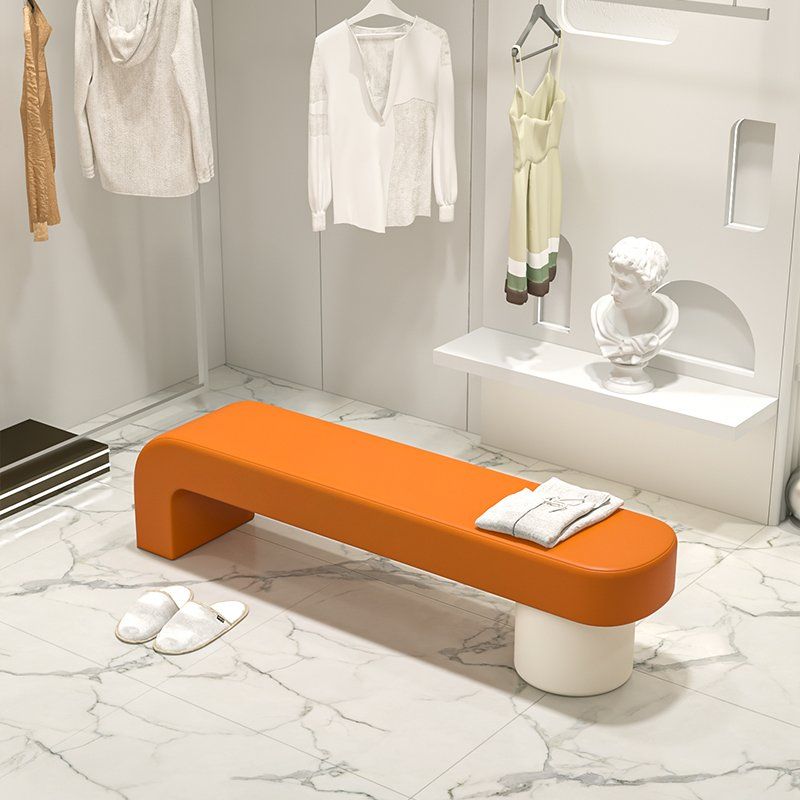 패브릭 소파의자 쇼핑몰 매장 라운지 긴의자 180cm 블랙+베이지