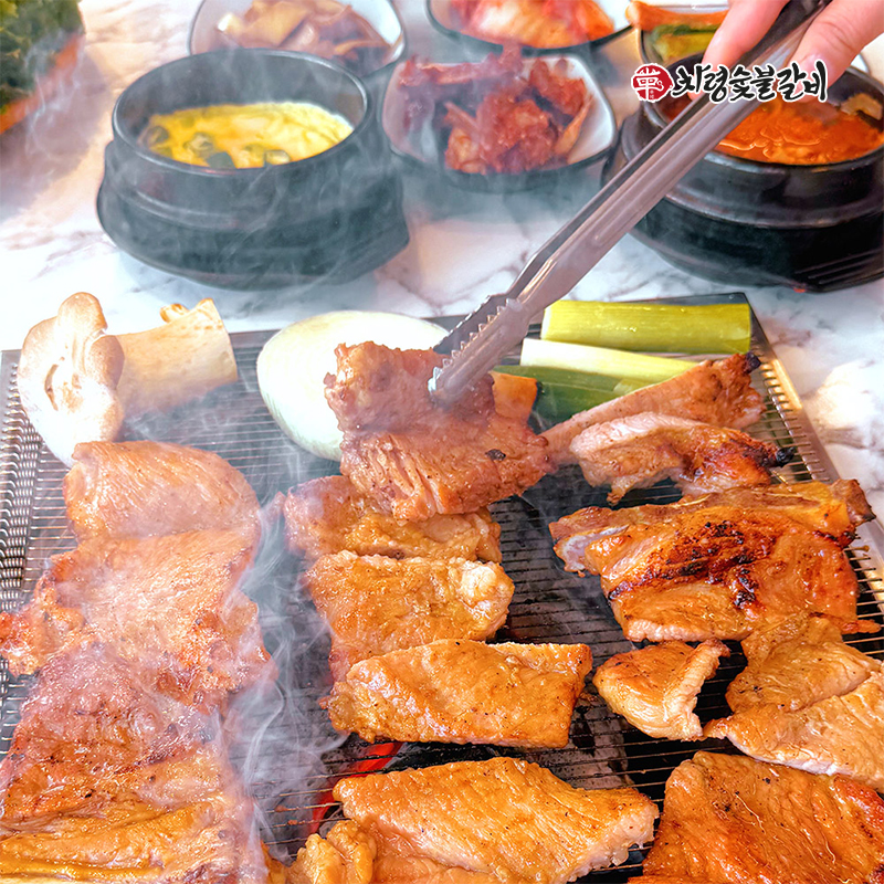 차령숯불갈비 국내산 한돈 수제 양념 돼지갈비 1.2kg, 1개 이미지 6