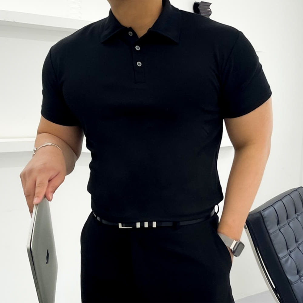 머슬핏카라티 남자 반팔 카라 PK 티셔츠 냉감 가격 비교 Rever 머슬핏카라티 남자 반팔 카라 PK 티셔츠 냉감