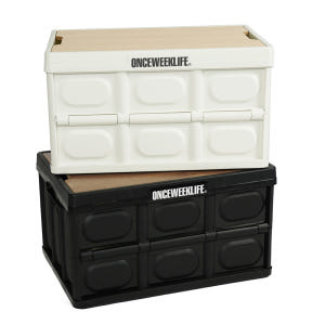 원스위크라이프 캠핑 폴딩 접이식 수납 박스 테이블 상판포함 블랙 운동러 솔직 후기 | 실사용 리뷰 - 상품 이미지 3