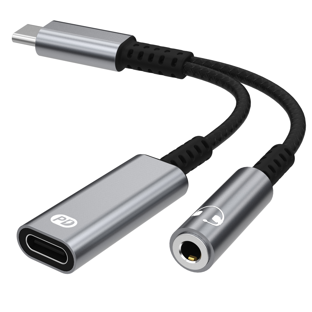 바라보고 C타입 3.5mm 이어폰 PD30W 듀얼 젠더 A15 - 상세 이미지 4