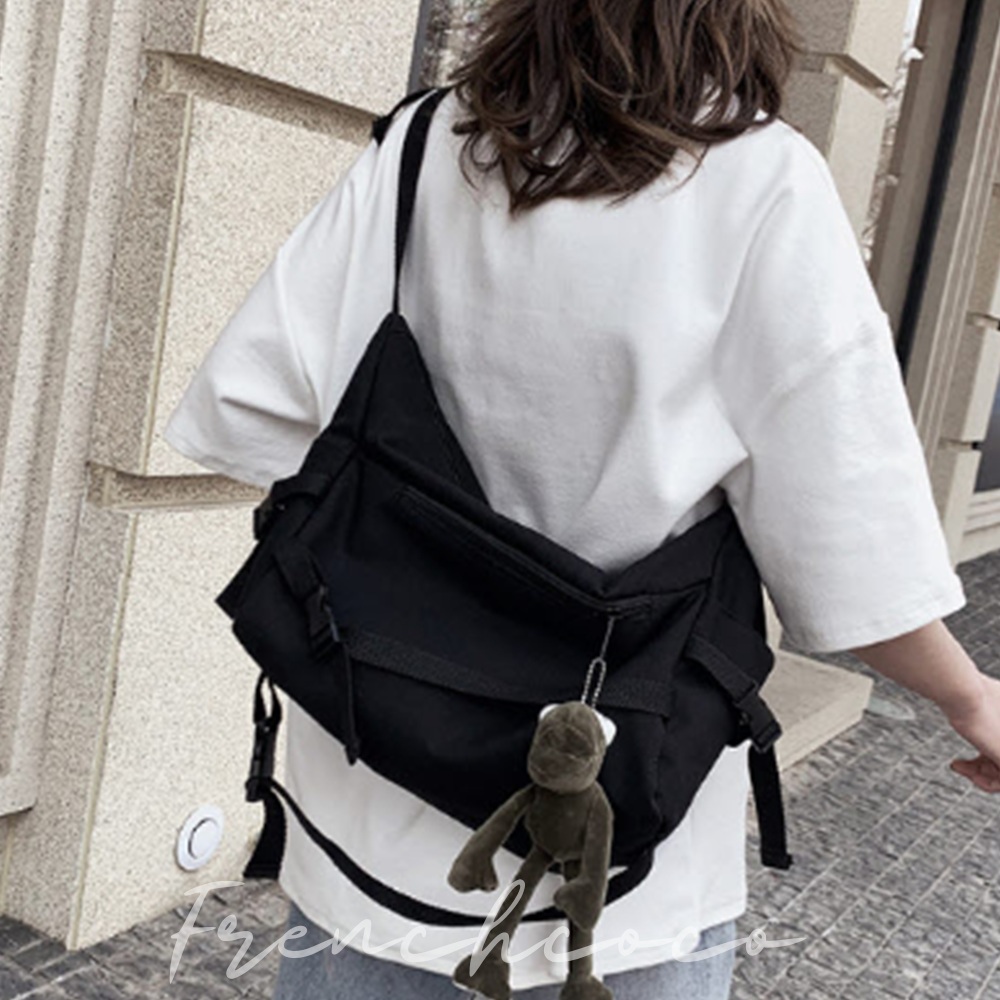 프렌치코코 해외여행 가방 크로스백 메신저백 무지 빅백