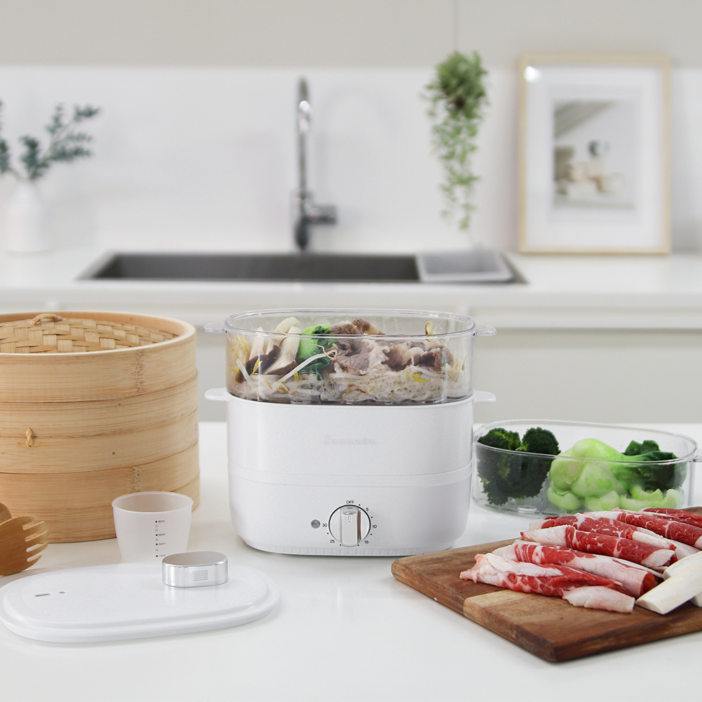 라쿠진 2단 계란찜기 미니찜기 에그쿠커