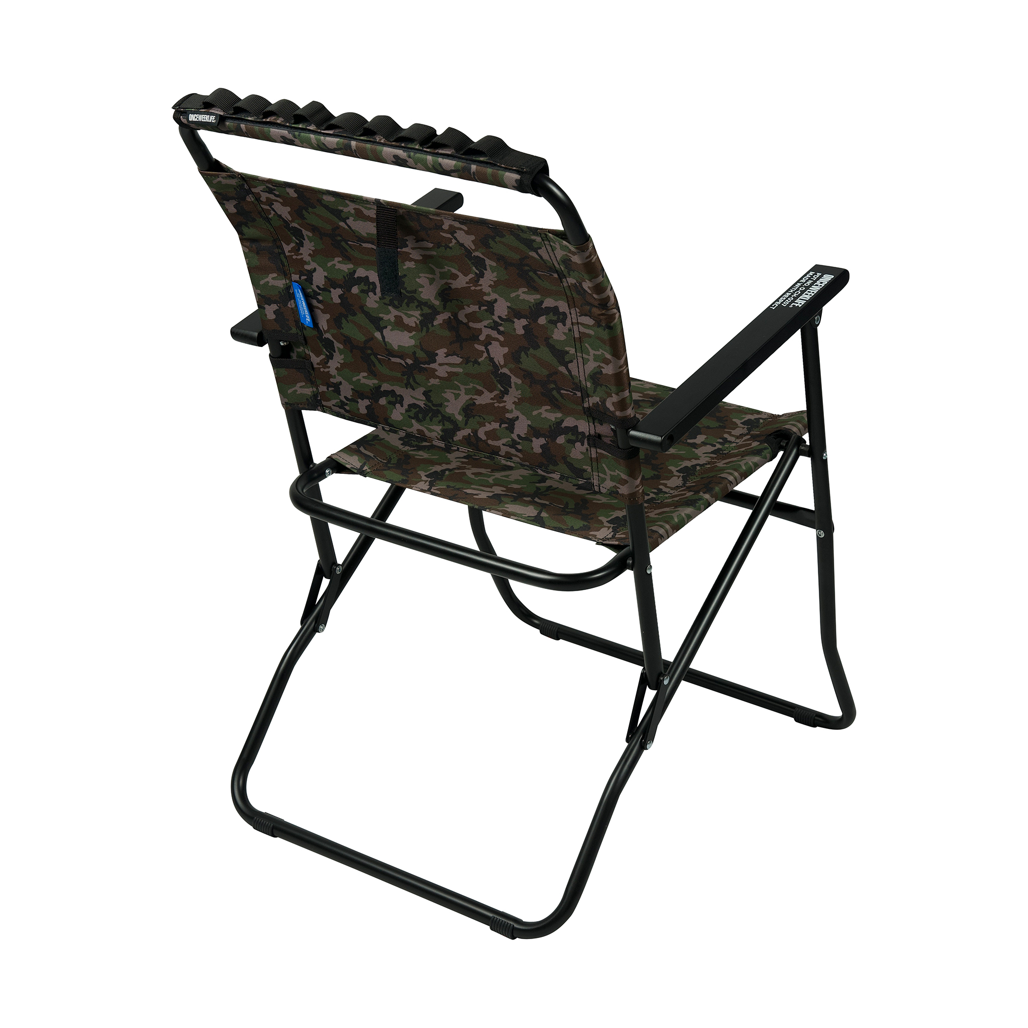 원스위크라이프 캠핑 접이식 폴딩 휴대용 경량 로버 체어 카모