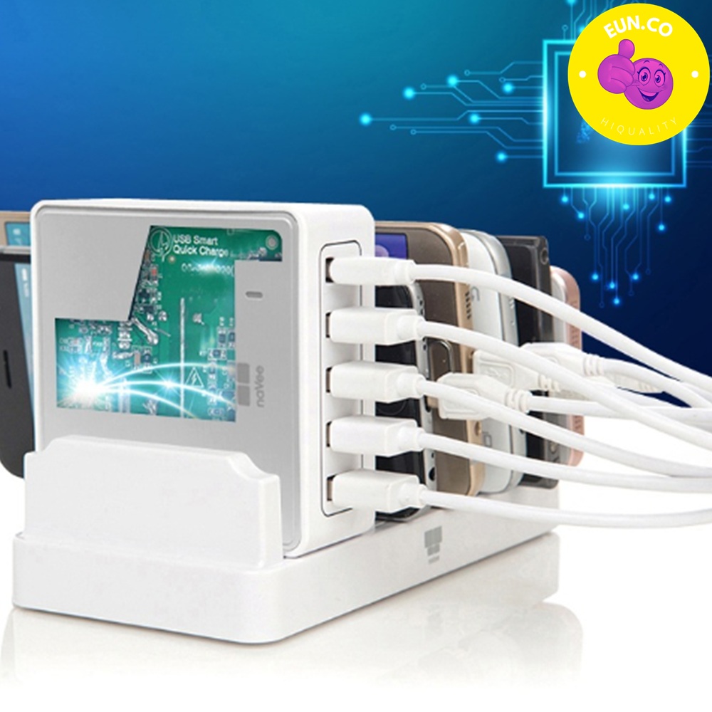 5대충전 거치대충전기 노트북 블루투스이어폰 스마트폰 멀티충전기