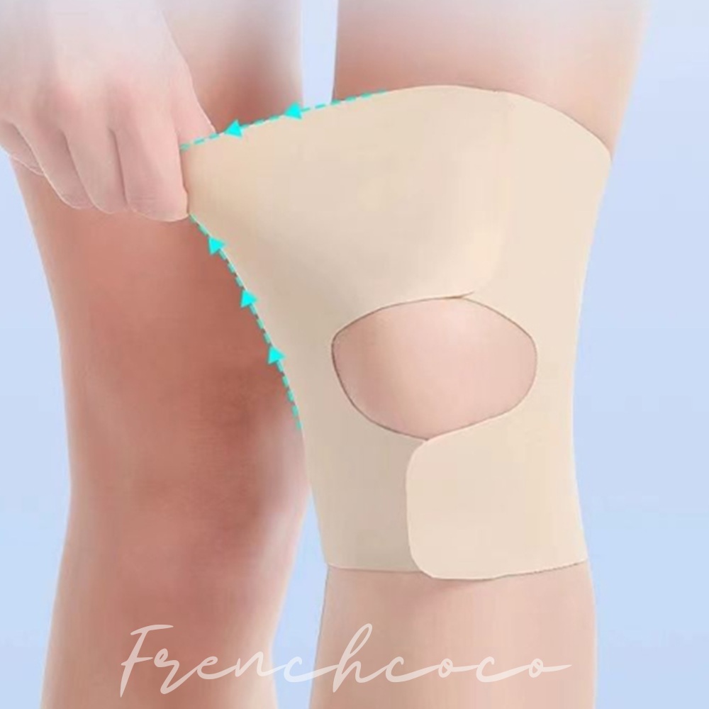 프렌치코코 심리스 무릎 보호대 러닝 트래킹 관절보호 아대 - 메인 이미지