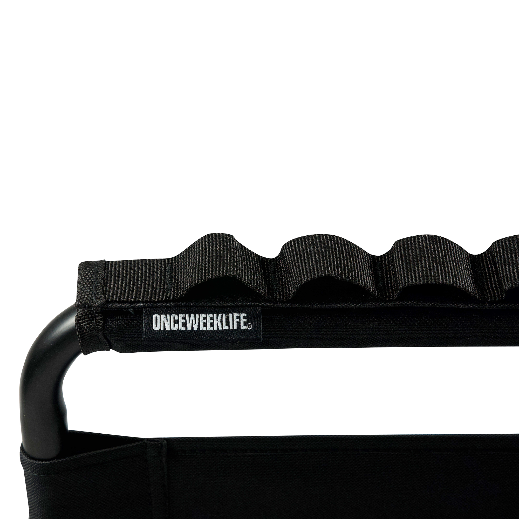 원스위크라이프 캠핑 접이식 폴딩 휴대용 경량 로버 체어 블랙