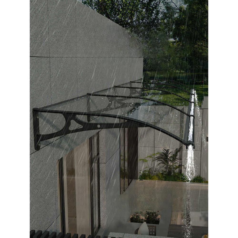 렉산 캐노피 창문 빗물받이 비가림막 입구 지붕 처마 100x120cm 렉산