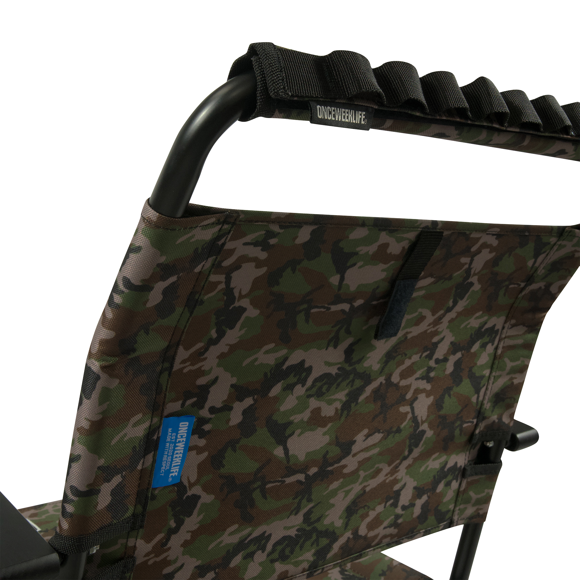 원스위크라이프 캠핑 접이식 폴딩 휴대용 경량 로버 체어 카모