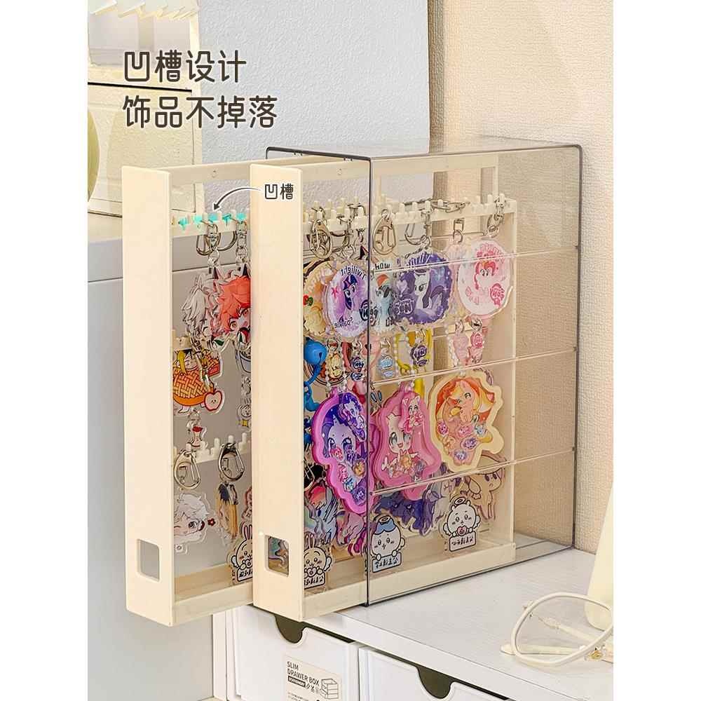 키링보관함 다용도 정리대 진열장 키링정리함 케이스 열쇠고리보관 전시 거치대 - 상세 이미지 4