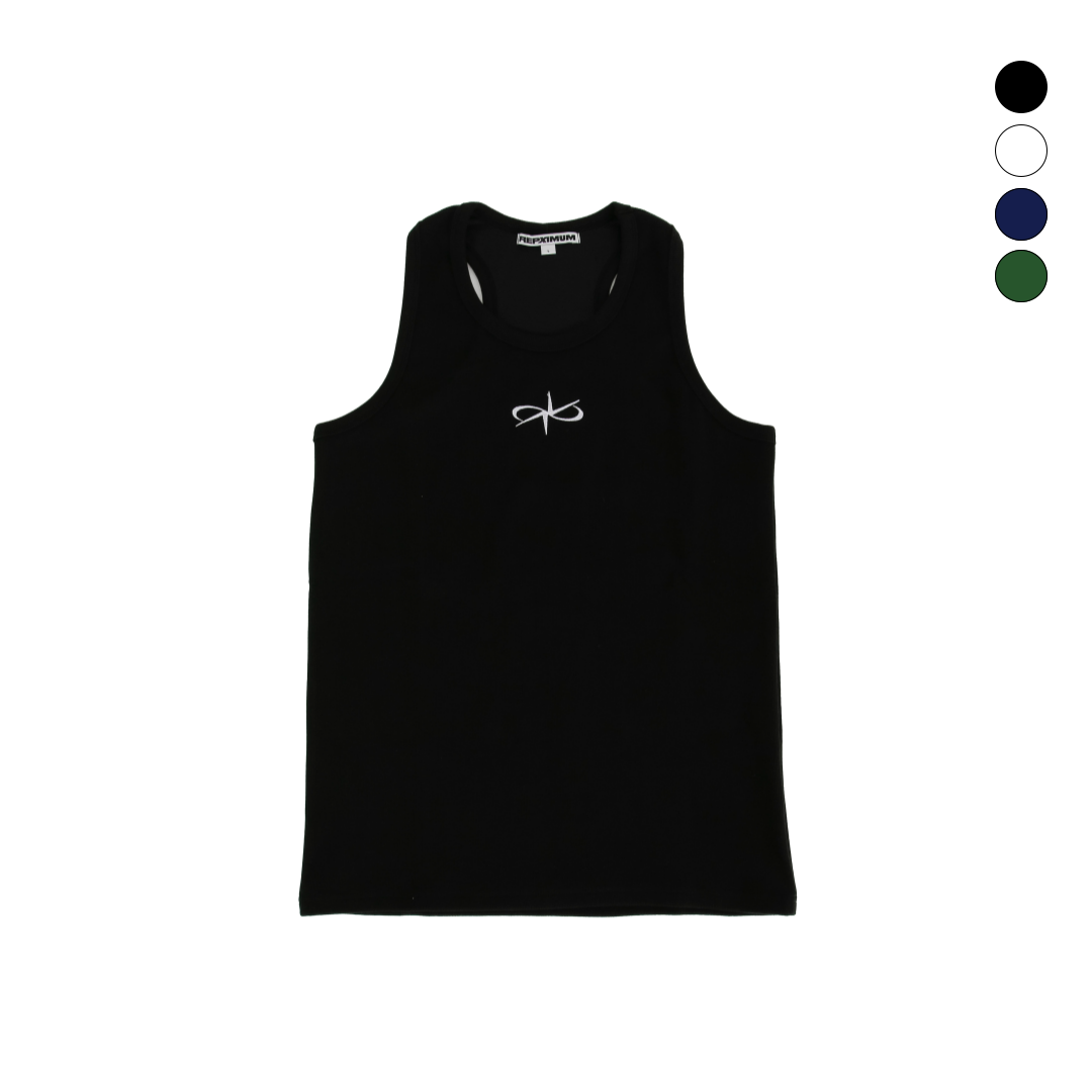 렙시멈 짐웨어, 니들포인트 더블 레이어 슬리브리스 (4Colors) 제품 이미지