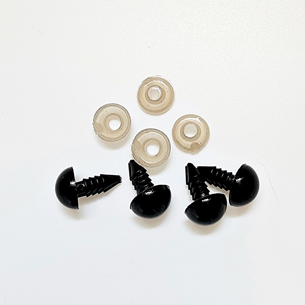 모루 인형 눈 눈알 나사눈 2쌍(4개) 5mm