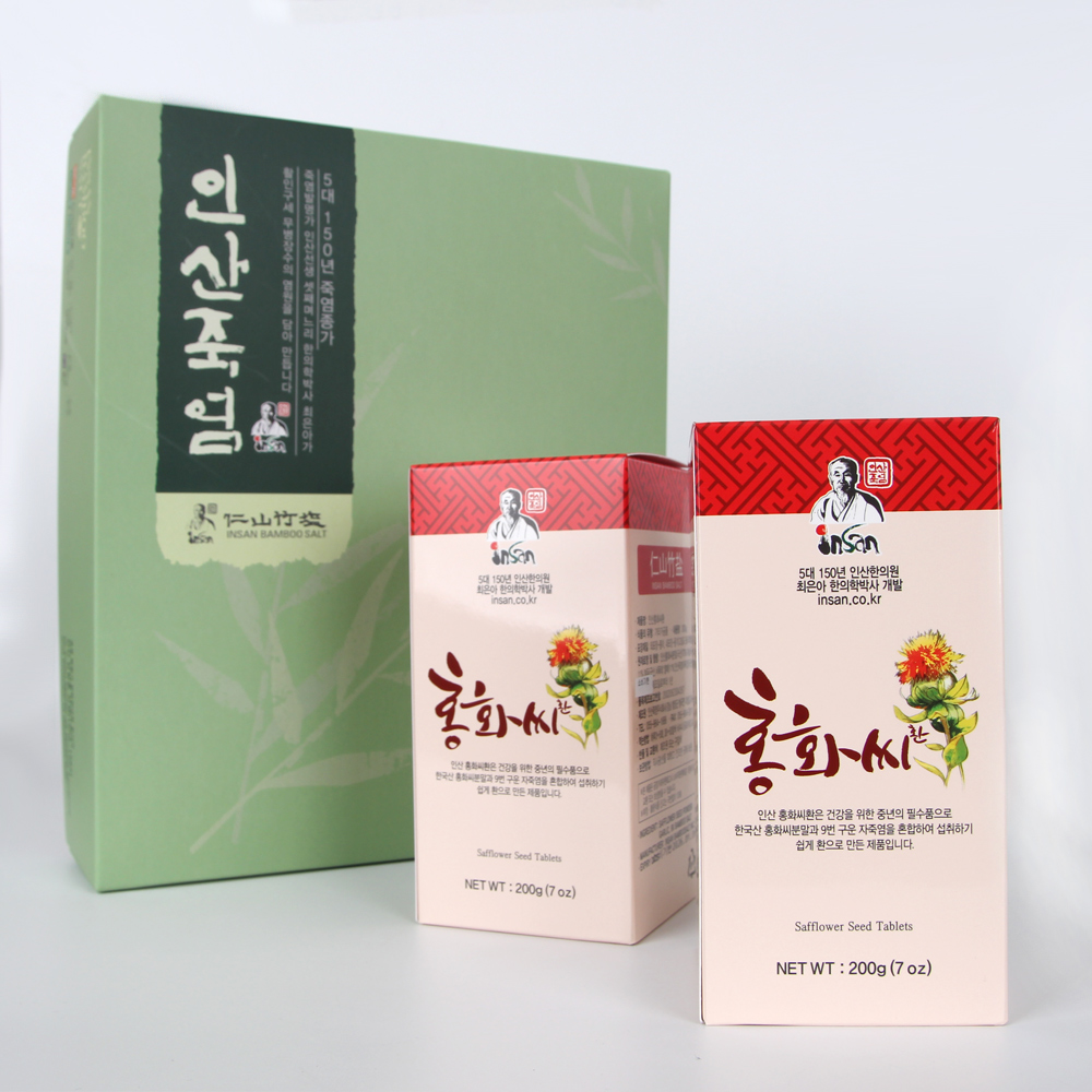 인산죽염 홍화씨환 2개 선물세트 [200g] - 상세 이미지 3
