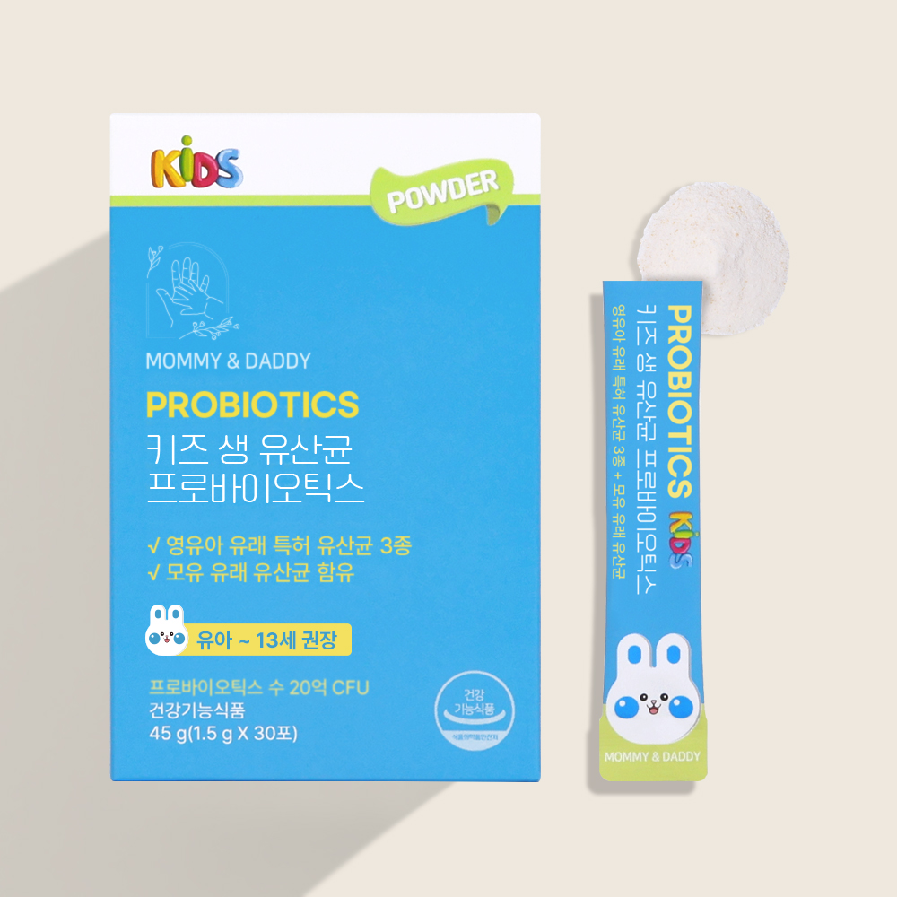 아기유산균 키즈 어린이 유산균 프로바이오틱스 30포, 1개