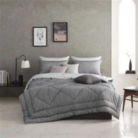 [알레르망] 데런2 차렵이불 D 2종세트A 그레이(리버서블)