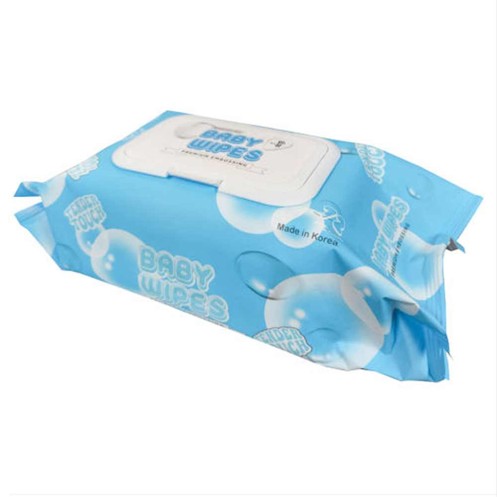 맑끔 베이비 대용량 엠보싱 캡형 물티슈 72매x12팩 도톰한 두꺼운 신생아 아기물티슈