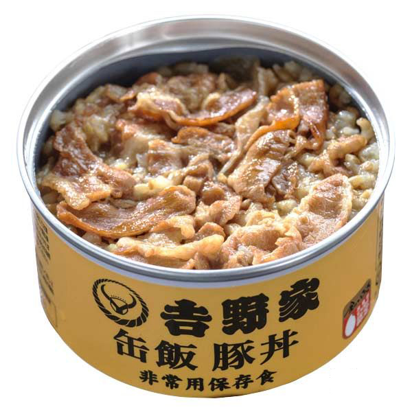 요시노야 캔 밥 통조림 부타동 돼지고기 덮밥 160g / 비상용 보존식 규동 - 메인 이미지