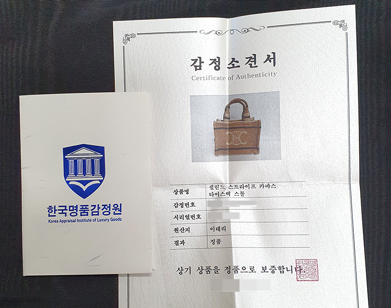 셀린느 여성 스몰 카바스 스트라이프 텍스타일 트리옹프 토트백 베이지 199162FV202BL - 상세 이미지 2