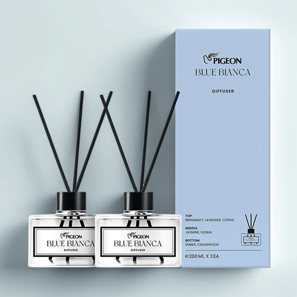 피죤 디퓨저 200ml 2개  블루비앙카 실내디퓨저 : Beauty Takes A