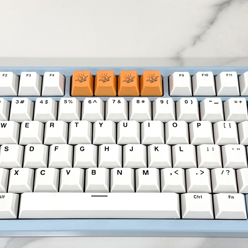키캡디자인 키디 시그니쳐 키캡 R4 1U ESC PBT OEM 포인트키캡 기계식키보드 굿즈 이미지 7
