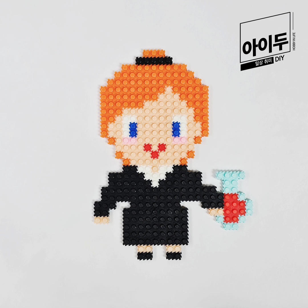 아이두DIY 미니블럭 8mm 외국위인 6종 선택가능 - 메인 이미지