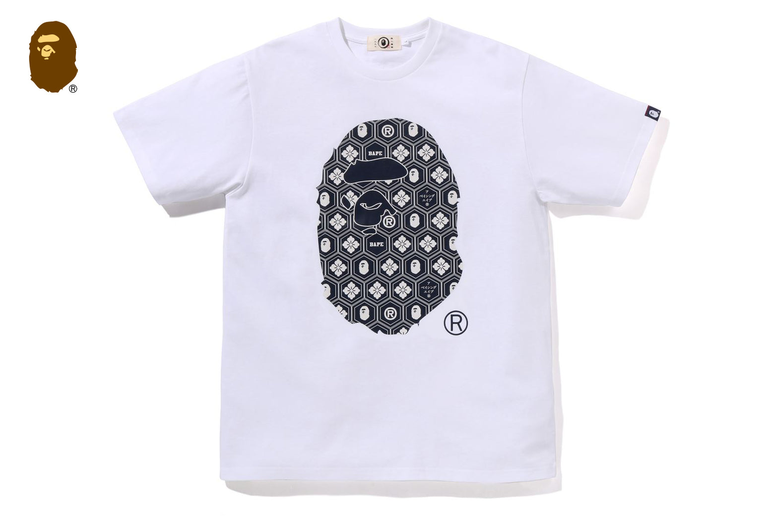 베이프 반팔티 TRADITIONAL JAPANESE PATTERN APE HEAD TEE 4월 신상 1L20-109-001 - 상세 이미지 2