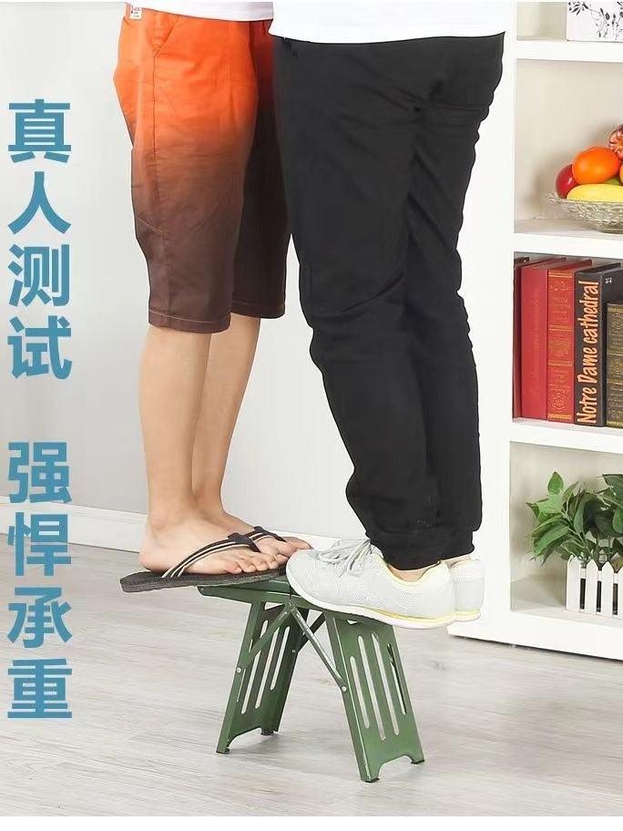 워터저그 받침대 경량 발받침대 낚시 의자 쿠션 폴딩 제트 탄소강대형+가죽패드+풋머프+가방+높이29cm - 상세 이미지 3