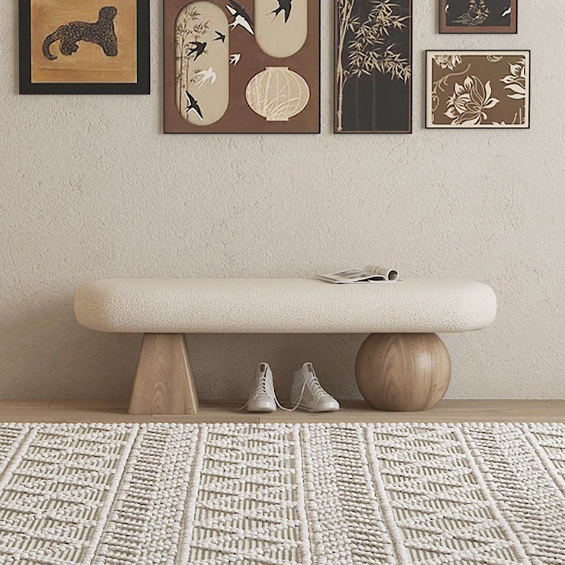 감성 원형다리 벤치 인테리어의자 쇼룸 포인트 가구 레트로 컬러(60x35x40cm)