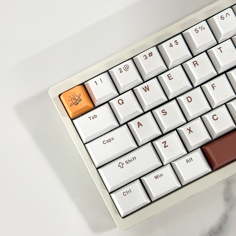 키캡디자인 키디 시그니쳐 키캡 R4 1U ESC PBT OEM 포인트키캡 기계식키보드 굿즈 - 상세 이미지 2