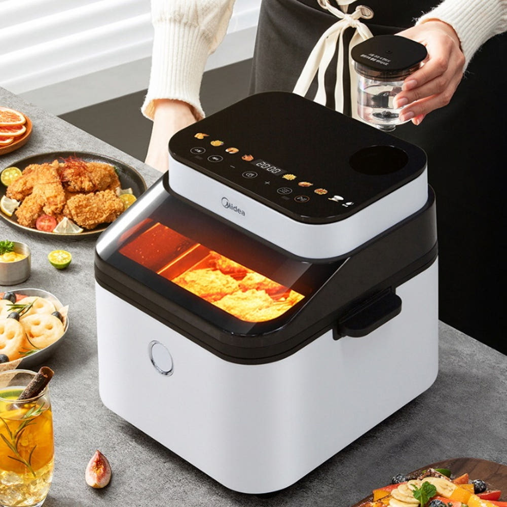 저소음 가정용 스팀에어프라이어 생선 치킨 채소 요거트 고구마 에어프라이기 : 신일N위시웨이