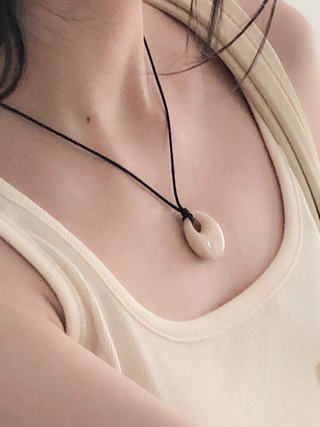 Marble Pendant Necklace 마블 펜던트 네크리스 (길이 조절 가능) 상세 이미지 15