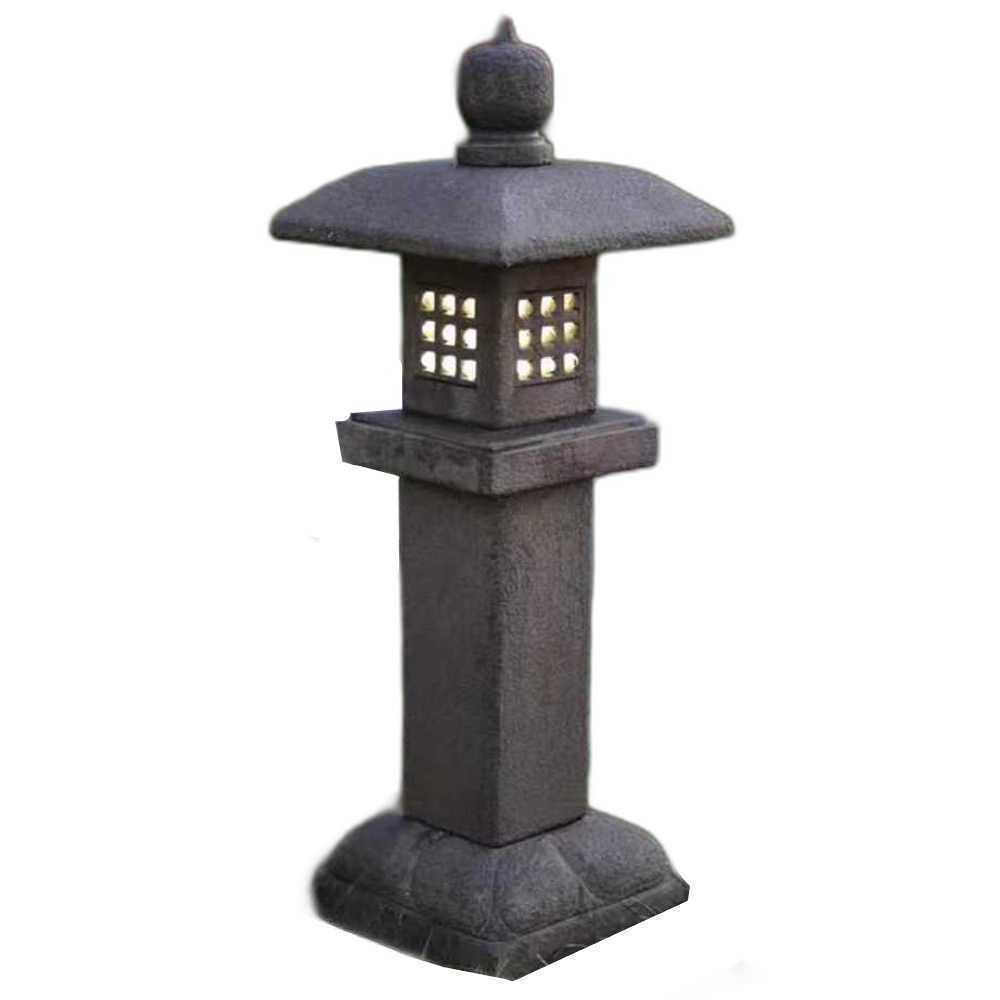 정원 석등 마당 돌탑 자연석 야외 화단 꾸미기 일본식 A 60cm - 상품 이미지