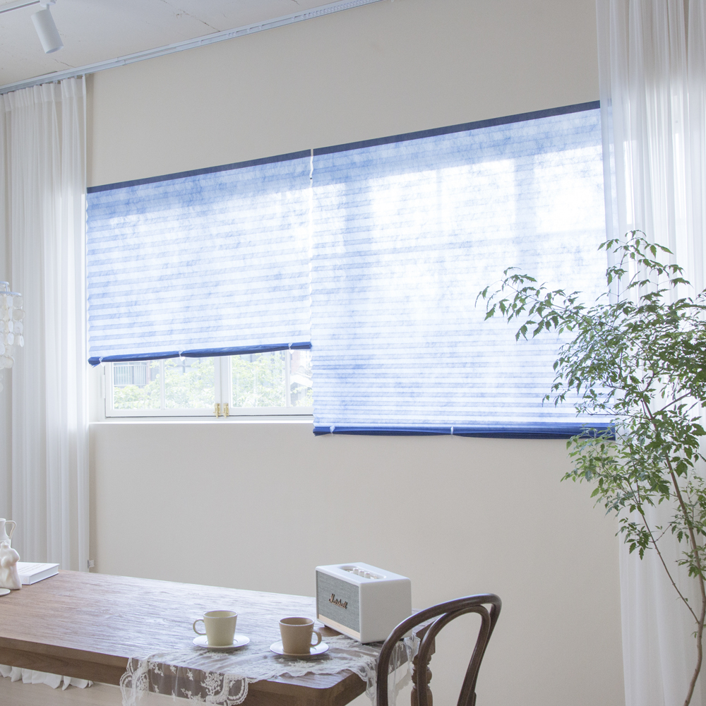 붙이는 암막 블라인드 창문 햇빛가리개 무타공 셀프 종이 베란다 120x240cm