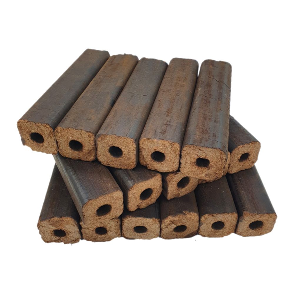 우주캠핑 압축장작 9.5kg 네모 미니 장작