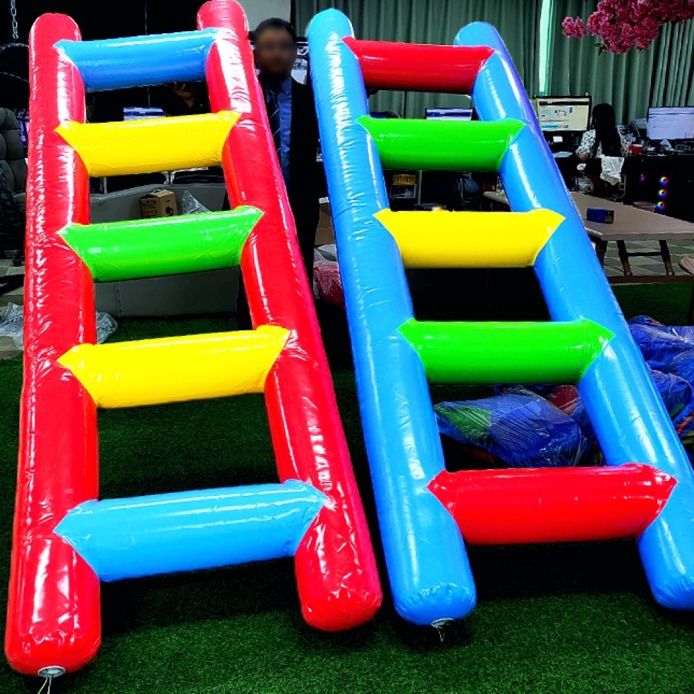 기차놀이 에어사다리 빨강 파랑 1세트 체육대회 워크숍 야유회 팀 단합 단체게임 - 상품 이미지