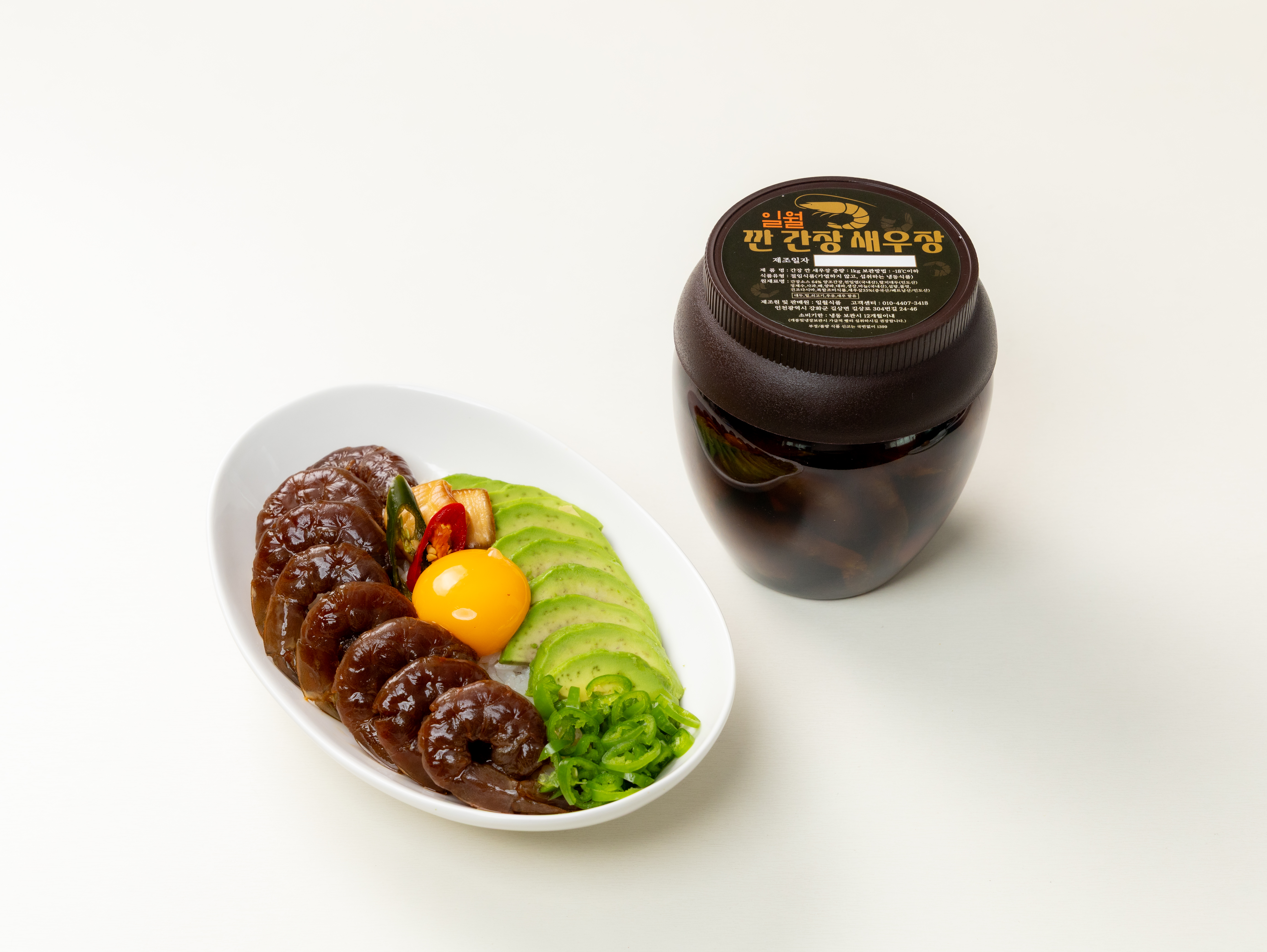 일월식품  수제  깐간장새우1kg + 깐양념새우1kg, 1kg 2개 - 상세 이미지 3