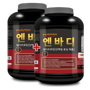 1+1 엔바디 웨이프로틴 단백질보충제 파우더 쉐이크 초코맛 2kg 2개 맛있게 먹은 솔직 후기 - 상품 이미지 2