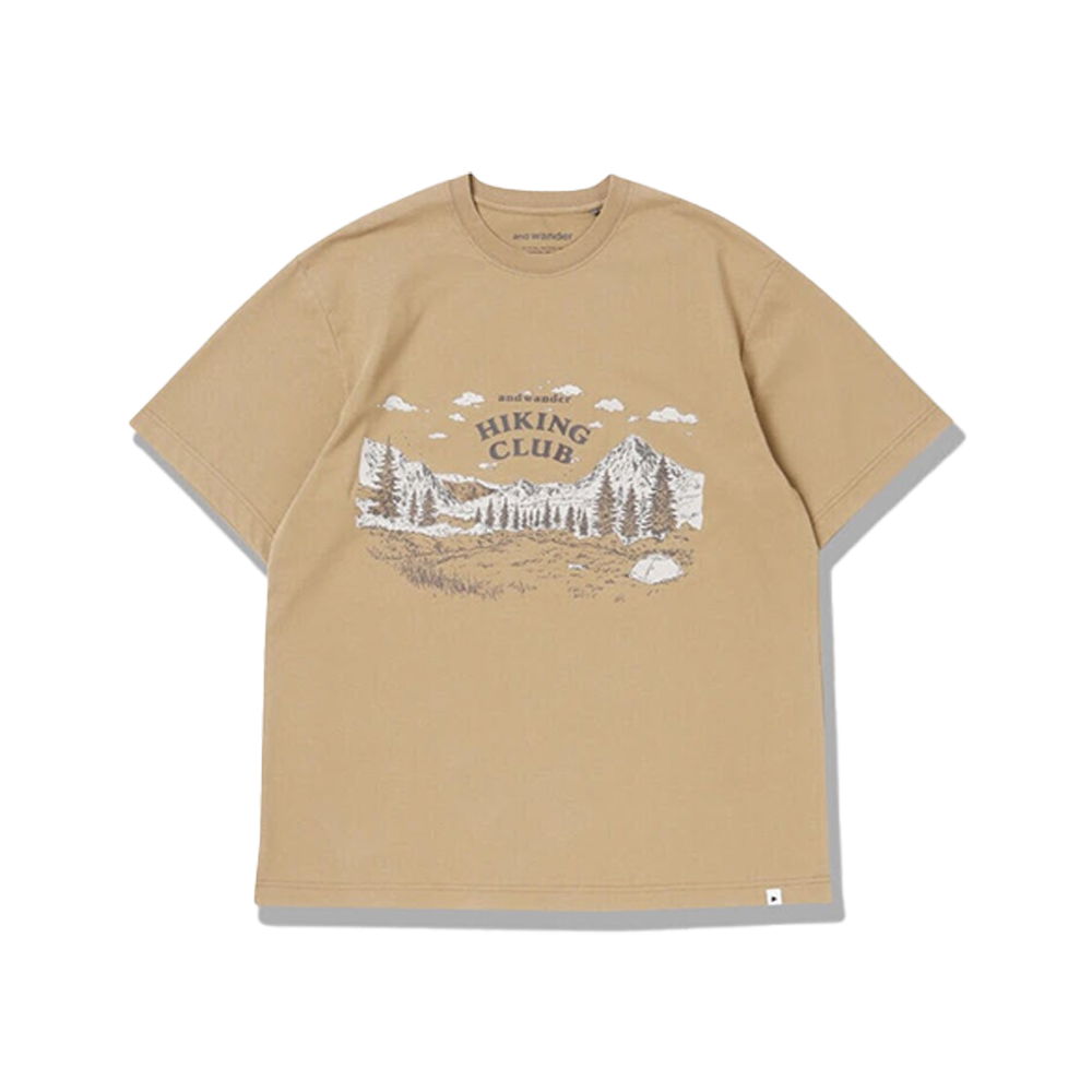 앤드원더 티셔츠 hiking club T 25SS 고프코어룩 5745164053 - 메인 이미지