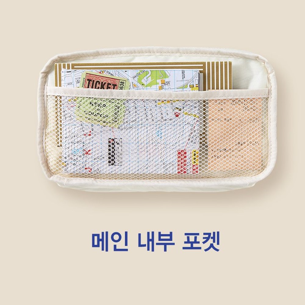 크로스 백 여행가방 천가방 소지품 여권 패스포트 여행 - 상세 이미지 5