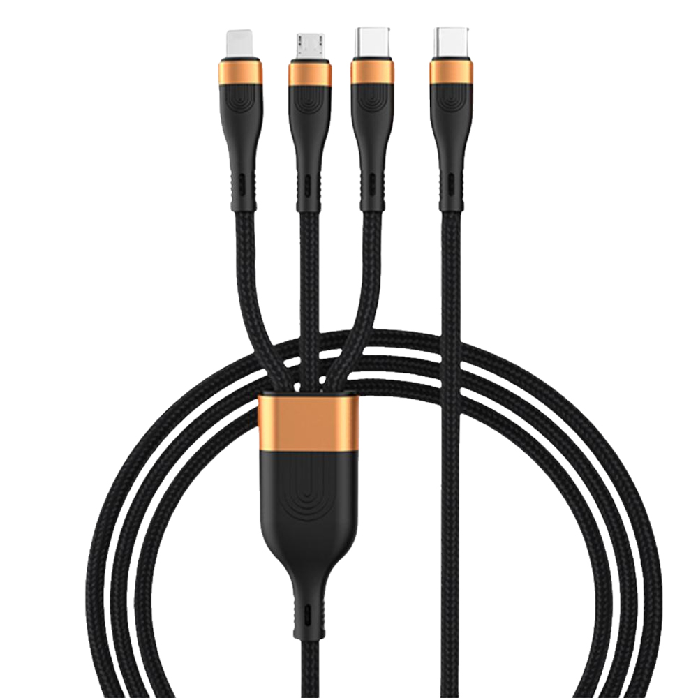 바라보고 100W 3in1 멀티 고속충전 케이블 C타입 8핀 5핀 - 상세 이미지 2