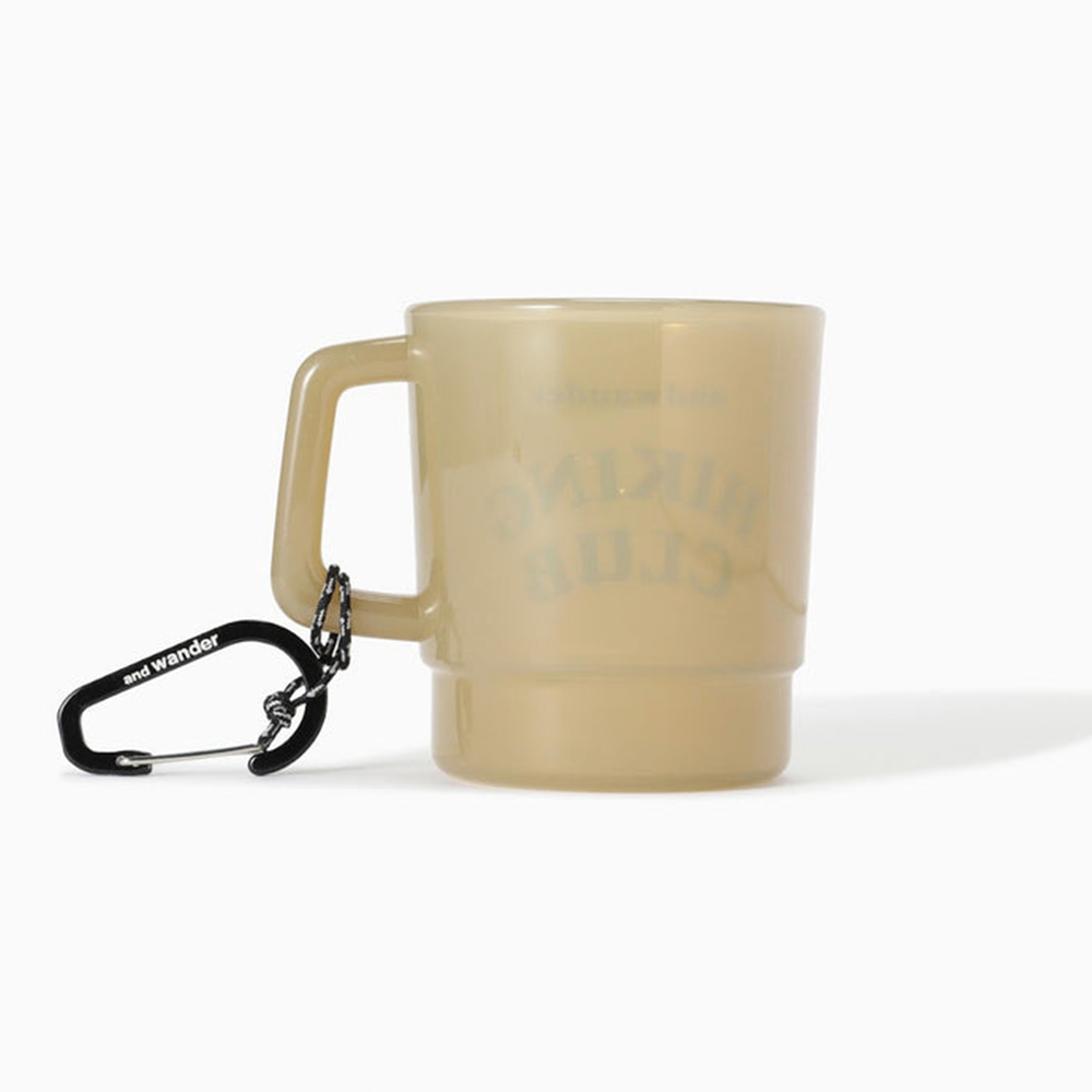앤드원더 머그컵 hiking club PP mug 25SS 로고 캠핑 5745177307 - 상세 이미지 2