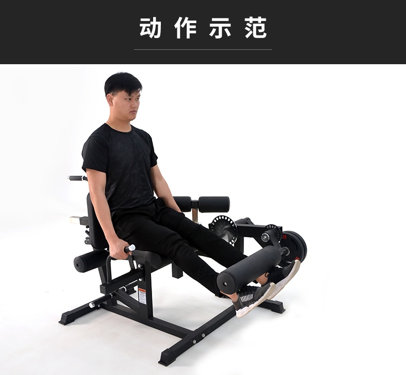 레그익스텐션 머신 허벅지 근육 트레이너 하체 홈짐 운동 업그레이드 등받이 조절 - 상세 이미지 3