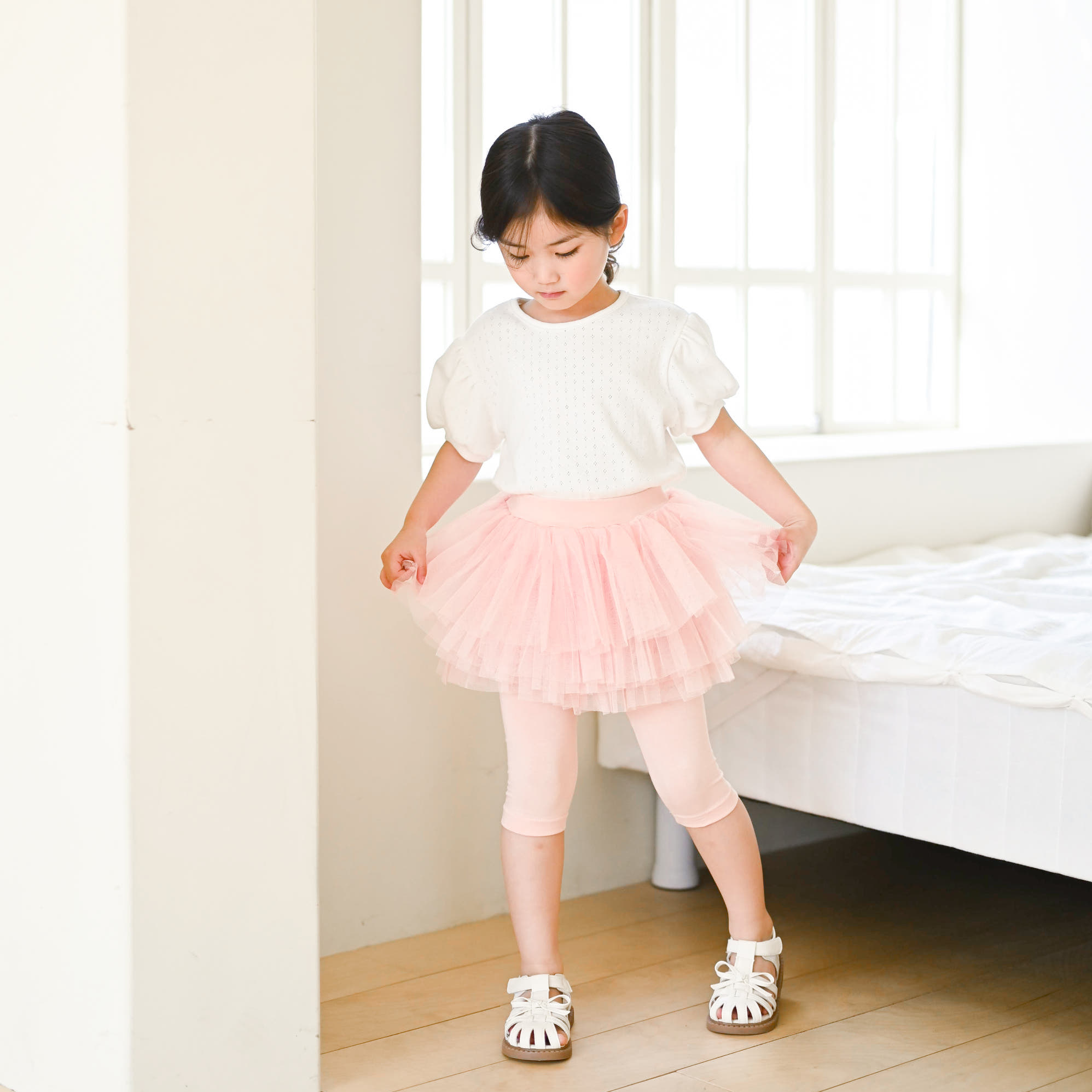 슈콧 치마레깅스 7부 5부 여아 아동 튜튜 치랭스 보통핏 냉감소재 여름