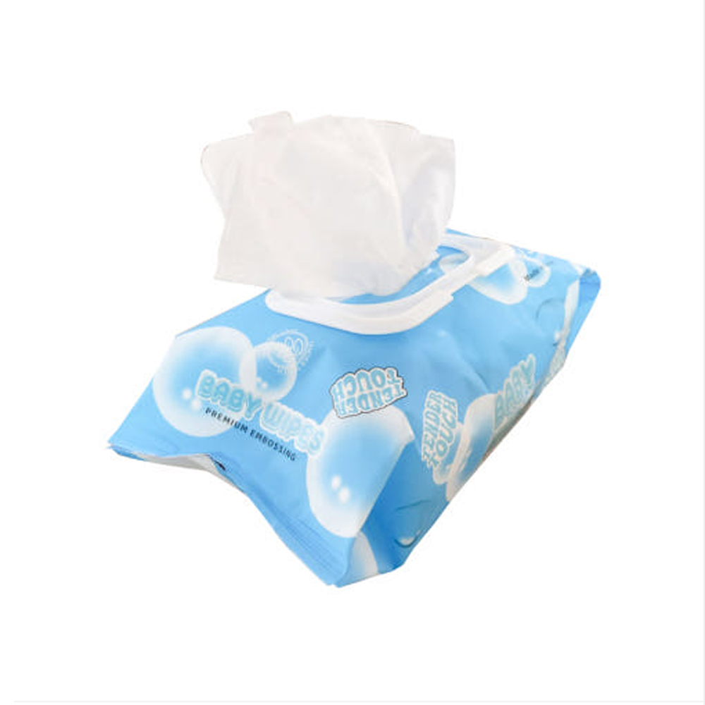 맑끔 베이비 대용량 엠보싱 캡형 물티슈 72매x12팩 도톰한 두꺼운 신생아 아기물티슈