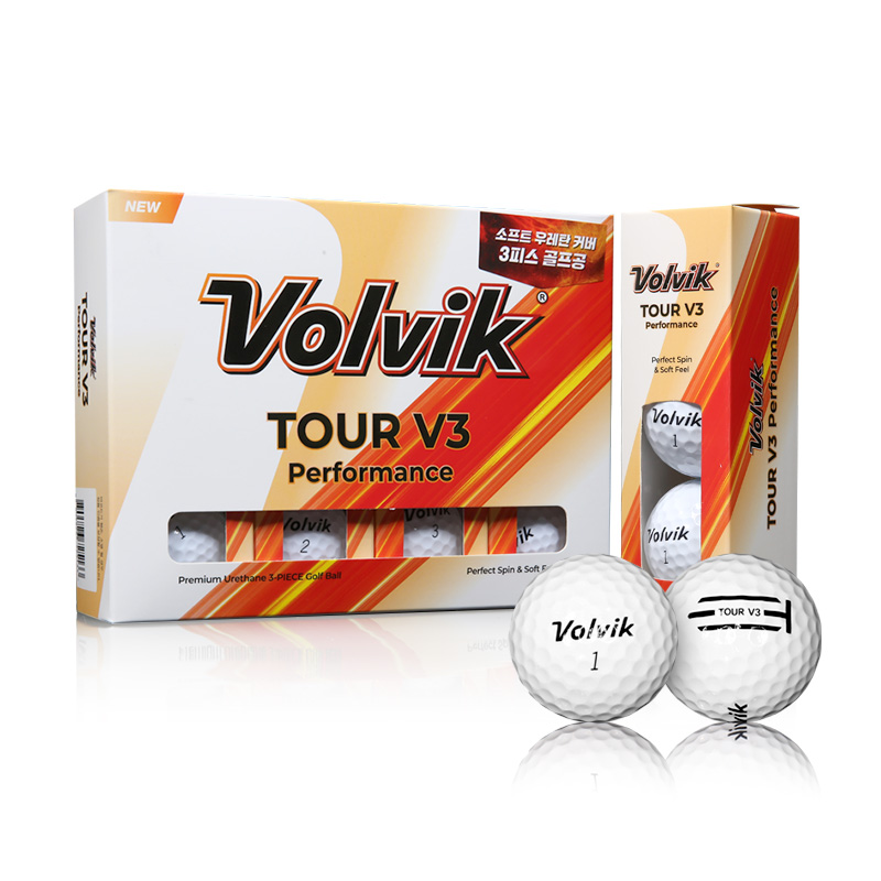 볼빅 투어 V3 퍼포먼스 우레탄 골프공 3피스