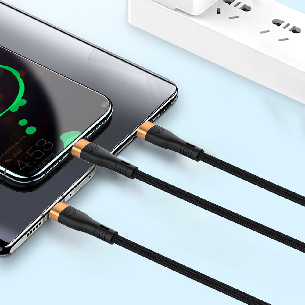 바라보고 100W 3in1 멀티 고속충전 케이블 C타입 8핀 5핀 - 상세 이미지 4