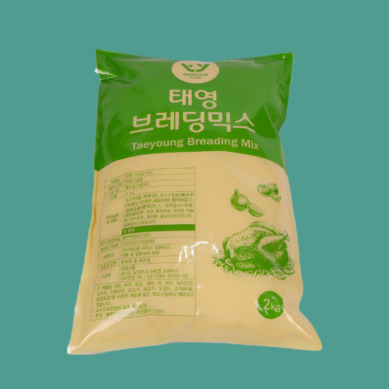 태영식품 태영 브레딩믹스 2KGx10봉지 BOX - 상세 이미지 2