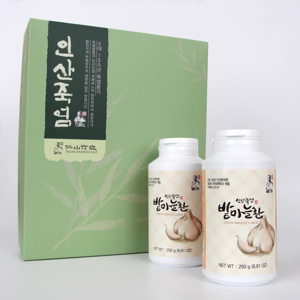 인산죽염 밭마늘환 2개 선물세트 [250g] - 상세 이미지 3